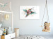 Canvas Print Colorful Hummingbird (1-piece) Wide - multicolored bird for children 143501 additionalThumb 3