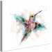 Canvas Print Colorful Hummingbird (1-piece) Wide - multicolored bird for children 143501 additionalThumb 2