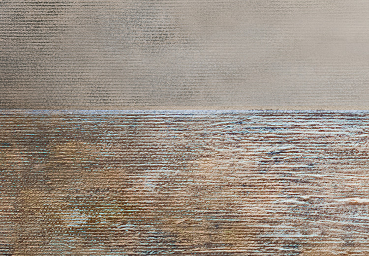 Canvas Art Print Golden Sea (1-piece) - abstraction with brown-gray tones 143801 additionalImage 5