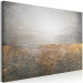 Canvas Art Print Golden Sea (1-piece) - abstraction with brown-gray tones 143801 additionalThumb 2