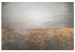 Canvas Art Print Golden Sea (1-piece) - abstraction with brown-gray tones 143801