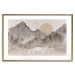 Poster Landscape of Wabi-Sabi - Sunrise and Rocky Mountains in Japanese Style 145101 additionalThumb 9