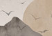 Poster Landscape of Wabi-Sabi - Sunrise and Rocky Mountains in Japanese Style 145101 additionalThumb 3