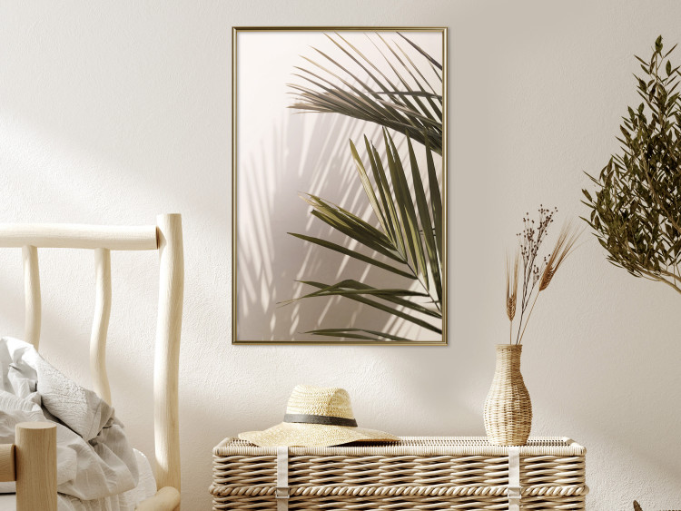 Wall Poster Palm Leaves - Sunny View With a Peaceful Play of Shade and Light 145301 additionalImage 13