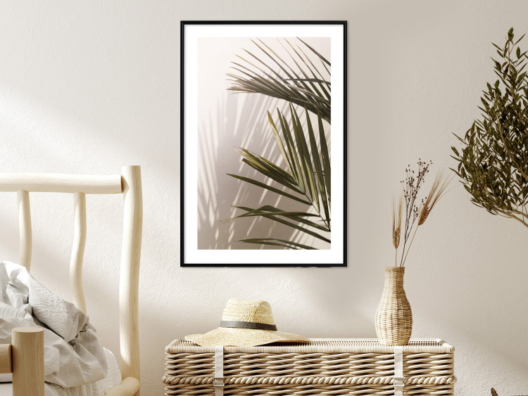 Wall Poster Palm Leaves - Sunny View With a Peaceful Play of Shade and Light 145301 additionalImage 12