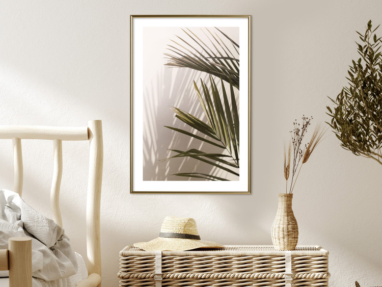 Wall Poster Palm Leaves - Sunny View With a Peaceful Play of Shade and Light 145301 additionalImage 19