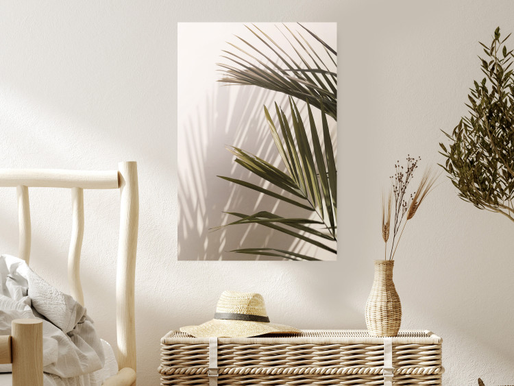 Wall Poster Palm Leaves - Sunny View With a Peaceful Play of Shade and Light 145301 additionalImage 10