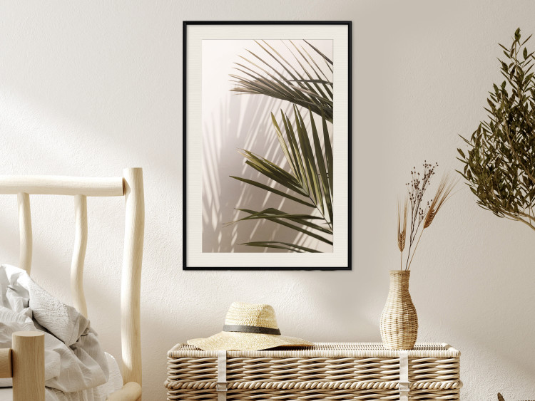 Wall Poster Palm Leaves - Sunny View With a Peaceful Play of Shade and Light 145301 additionalImage 17