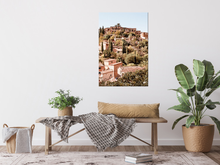 Canvas Village on the Hill (1-piece) - landscape with Spanish architecture 145501 additionalImage 3