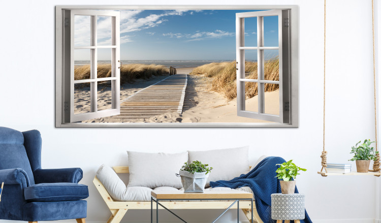 Large canvas print View from the Window to the Beach II [Large Format] 150801 additionalImage 6