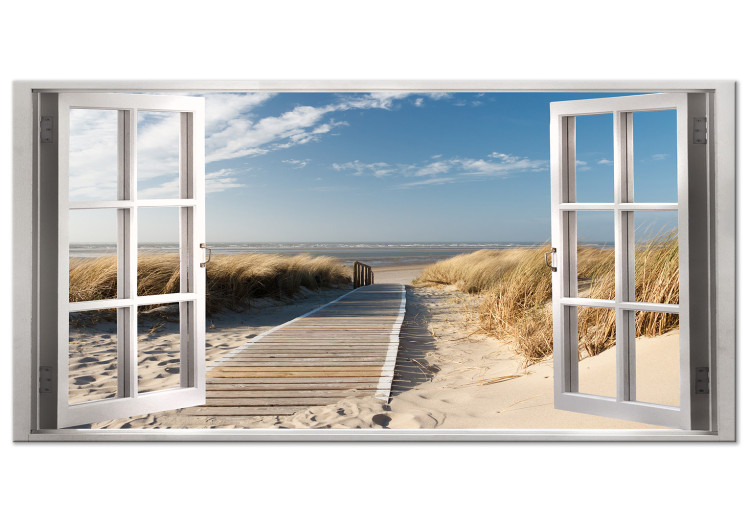Large canvas print View from the Window to the Beach II [Large Format] 150801