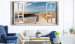 Large canvas print View from the Window to the Beach II [Large Format] 150801 additionalThumb 6
