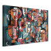 Large canvas print Geometric Faces - Composition Created by Artificial Intelligence [Large Format] 151101 additionalThumb 3