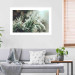 Poster Winter Charm - A Photograph of a Coniferous Twig Covered in Frost 151701 additionalThumb 16