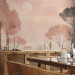 Wall Mural Subtle Landscape - Composition With Nature in Terracotta Color 160001 additionalThumb 4