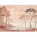 Wall Mural Subtle Landscape - Composition With Nature in Terracotta Color 160001 additionalThumb 1