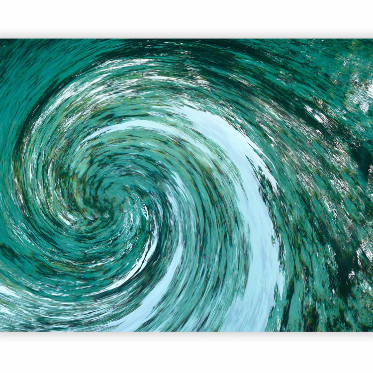 Wall Mural Element of Water - Modern Abstract Water Whirl in Turquoise Color 61001 additionalImage 1