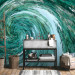Wall Mural Element of Water - Modern Abstract Water Whirl in Turquoise Color 61001 additionalThumb 8