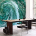 Wall Mural Element of Water - Modern Abstract Water Whirl in Turquoise Color 61001 additionalThumb 7
