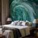 Wall Mural Element of Water - Modern Abstract Water Whirl in Turquoise Color 61001 additionalThumb 2