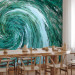 Wall Mural Element of Water - Modern Abstract Water Whirl in Turquoise Color 61001 additionalThumb 4
