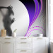 Photo Wallpaper Figure Nude Behind Glass - Silhouette of a female figure against a gray background 61201 additionalThumb 6