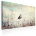 Canvas Print Wild Meadow (1-piece) - Bird amid Colorful Spring Flowers 92701 additionalThumb 2