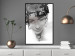 Wall Poster Feminine Beauty - black and white abstraction with a woman's face and patterns 116411 additionalThumb 3