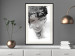 Wall Poster Feminine Beauty - black and white abstraction with a woman's face and patterns 116411 additionalThumb 22