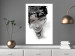 Wall Poster Feminine Beauty - black and white abstraction with a woman's face and patterns 116411 additionalThumb 4