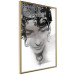 Wall Poster Feminine Beauty - black and white abstraction with a woman's face and patterns 116411 additionalThumb 14