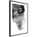Wall Poster Feminine Beauty - black and white abstraction with a woman's face and patterns 116411 additionalThumb 13