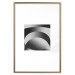 Wall Poster Gradient Shapes - simple black and white geometric abstraction 116611 additionalThumb 16