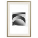 Wall Poster Gradient Shapes - simple black and white geometric abstraction 116611 additionalThumb 19