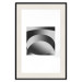 Wall Poster Gradient Shapes - simple black and white geometric abstraction 116611 additionalThumb 18