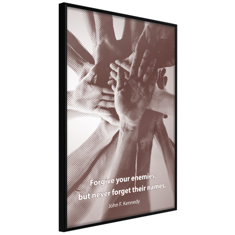 Poster Forgive your enemies - composition with hands and English quote 117011 additionalImage 10