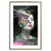 Poster Colorful Portrait - colorful abstract composition with a woman's face 117211 additionalThumb 14