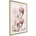 Poster Mature Magnolia - vintage composition with flowers on a pastel background 118611 additionalThumb 2