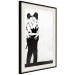 Wall Poster Cops' Kiss - graffiti with two men in Banksy style 119211 additionalThumb 3