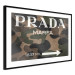 Wall Poster Camo Prada - white English brand name and numbers on military texture 122311 additionalThumb 13