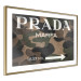 Wall Poster Camo Prada - white English brand name and numbers on military texture 122311 additionalThumb 8