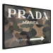 Wall Poster Camo Prada - white English brand name and numbers on military texture 122311 additionalThumb 12