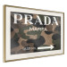 Wall Poster Camo Prada - white English brand name and numbers on military texture 122311 additionalThumb 2