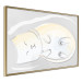 Wall Poster Sleeping Kitty - abstract white upside-down lying animal 122911 additionalThumb 12