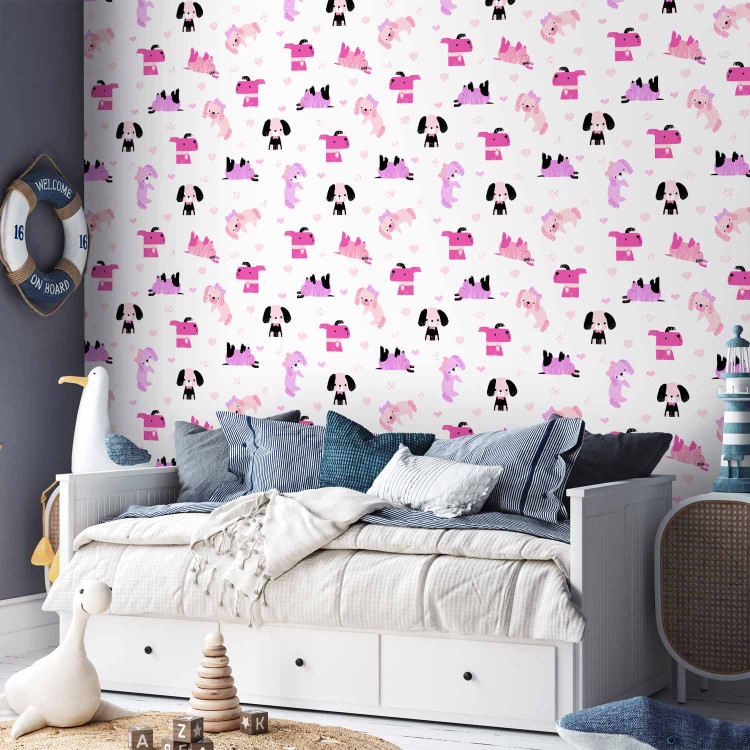 Modern Wallpaper Funny Puppies 127011 additionalImage 9