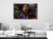 Canvas Colorful Africa (1-part) wide - abstract colorful lion 128411 additionalThumb 3