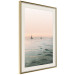 Poster Southern Breeze - seascape with sailboats against sunset backdrop 129611 additionalThumb 12
