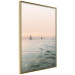 Poster Southern Breeze - seascape with sailboats against sunset backdrop 129611 additionalThumb 3