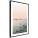 Poster Southern Breeze - seascape with sailboats against sunset backdrop 129611 additionalThumb 4