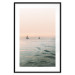 Poster Southern Breeze - seascape with sailboats against sunset backdrop 129611 additionalThumb 15